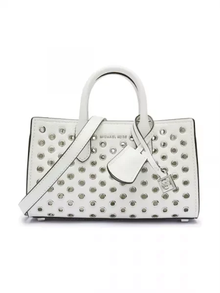 Michael Kors Bőr bőrönd SCARLETT fehér