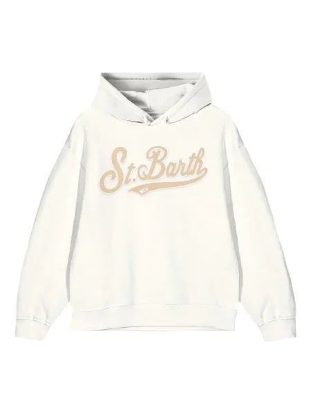Bluza z kapturem dziecięca Mc2 Saint Barth biała