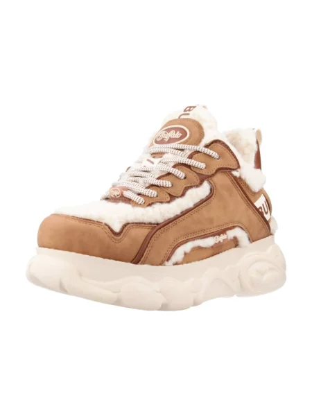 Sneakersy Buffalo brązowe