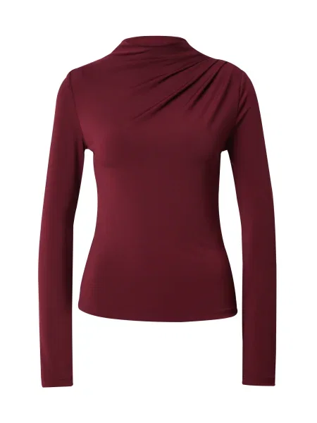 PIECES Tricou PCMADISON vin roșu