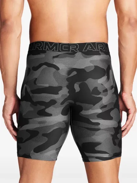 Boxeri Under Armour cu model camuflaj gri