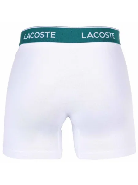 LACOSTE Boxeralsók szürke melír / fekete fehér