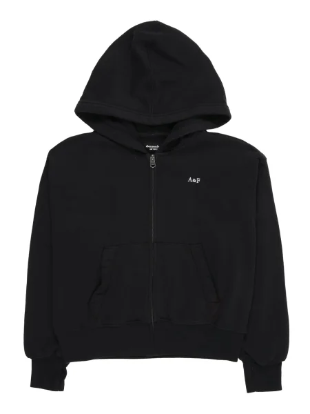 Abercrombie & Fitch Ζακέτα φούτερ ESSENTIAL' μαύρο