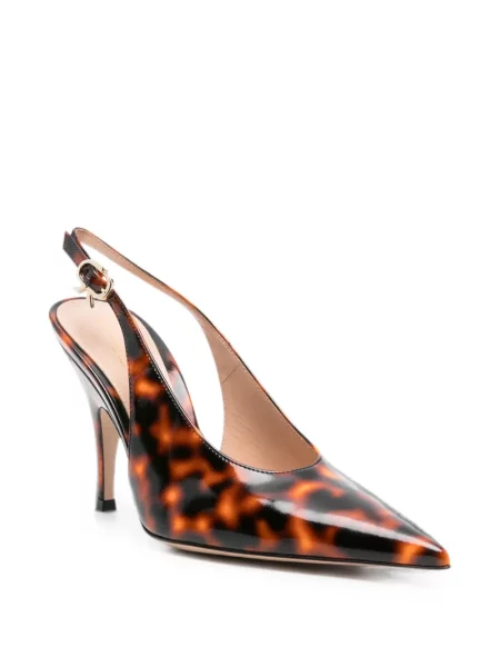Pantofi cu toc Gianvito Rossi slingback maro