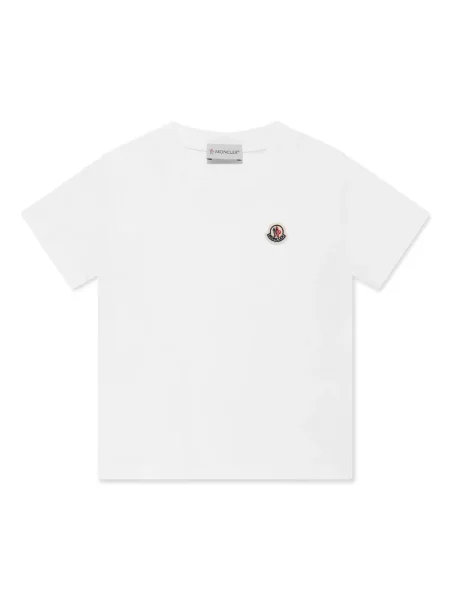 Koszulka dziecięca Moncler Enfant biała