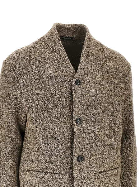 Geacă Emporio Armani tricotate