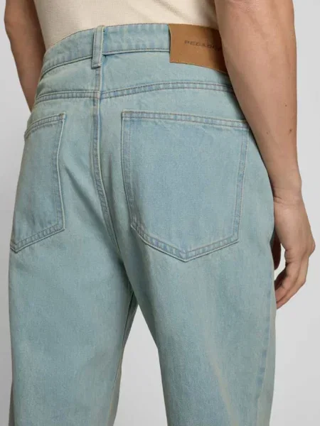 Jeansy o kroju baggy fit z 5 model ‘BALTRA’ Pegador niebieskie