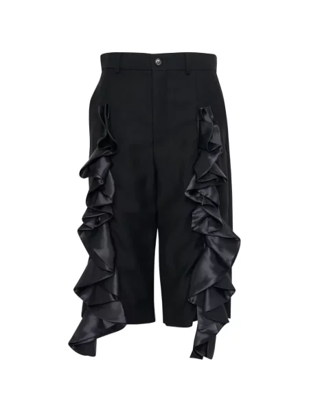 Decupat pantaloni Noir Kei Ninomiya negru