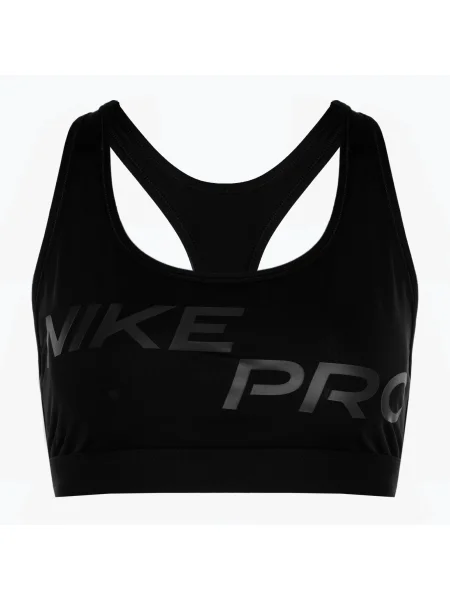 Nike Pro Swoosh Light Support melltartó fekete/fehér. Méret: S fehér