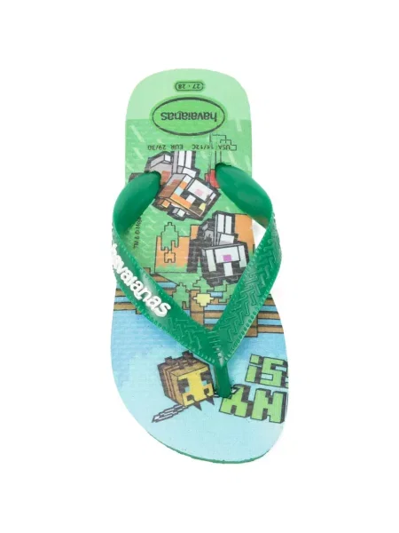 Dětské žabky Havaianas zelené