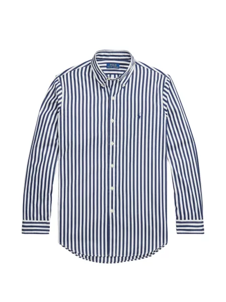 Tricou polo Polo Ralph Lauren cu autograf cu 5 buzunare în carouri gri