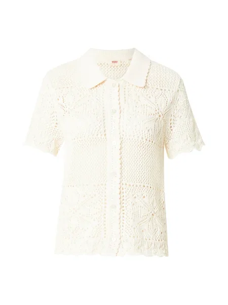 Croșetat cămașă Levi's ® cu model floral alb