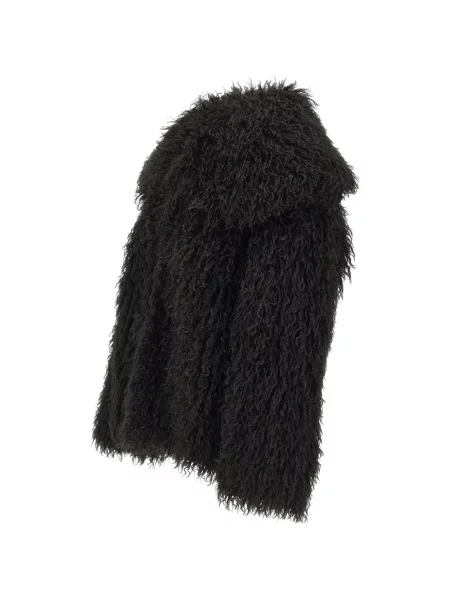Gulerat geacă Kaos cu blană negru