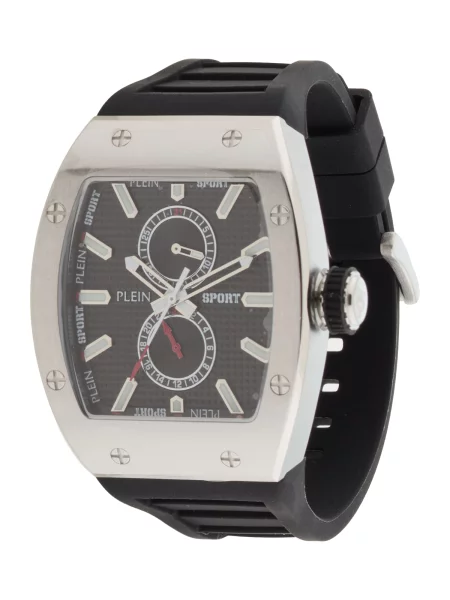 Plein Sport Analogové hodinky / stříbrná černá