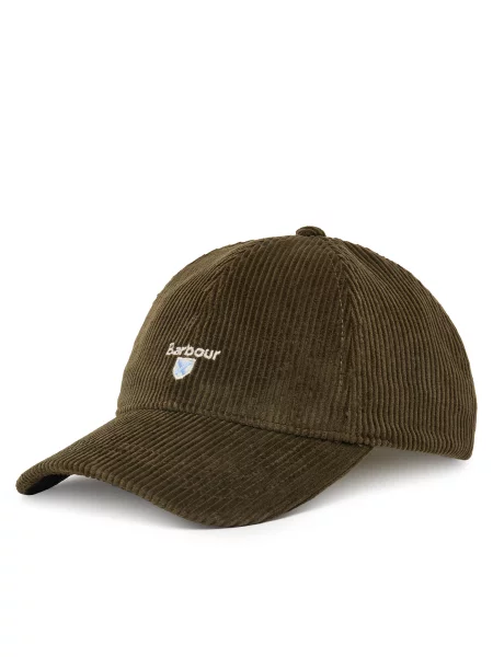 Kšiltovka Barbour Preston Khaki bílá