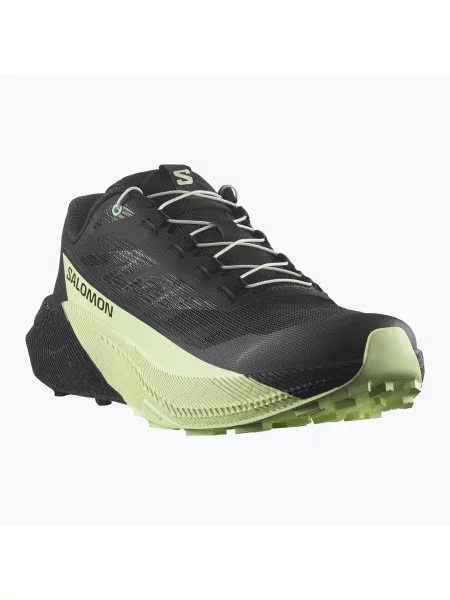Salomon Pulsar férfi futócipő black/black/patina green. Méret: 45 EU fekete