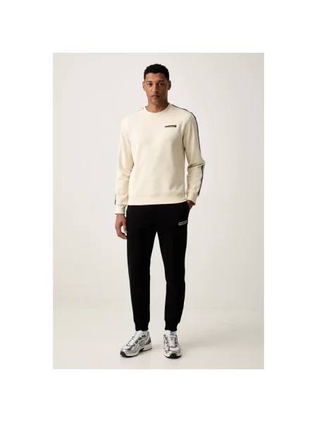 Bluza Emporio Armani Ea7 z logo beżowa