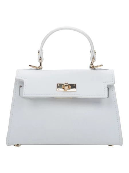 Listonoszka Estro skórzana biała