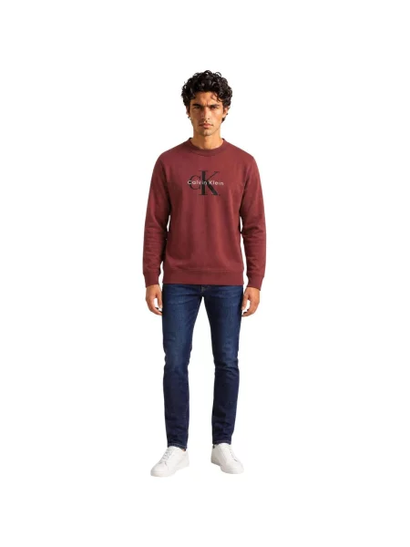 Pulover Calvin Klein Jeans maro