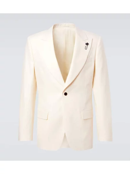 Sacou Lardini de lână alb