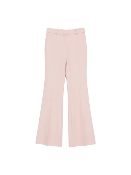 Spodnie palazzo Ermanno Scervino wełniane różowe