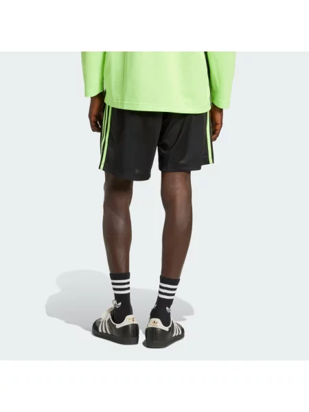 Žakárové kraťasy Adidas Originals černé