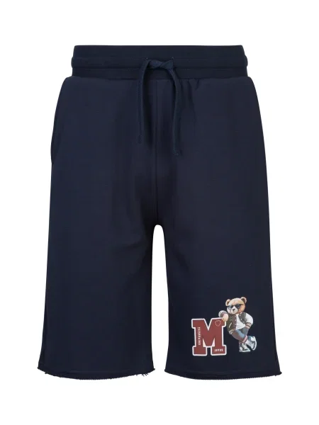 ITALIA Pantaloni MEO bleumarin / roșu / negru alb