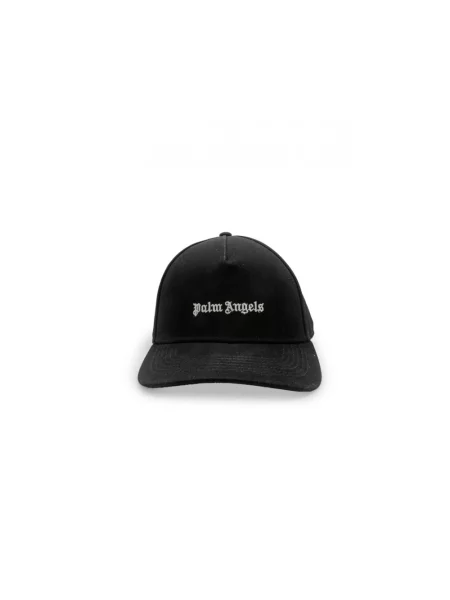 Czapka z daszkiem Palm Angels klasyczna z logo czarna