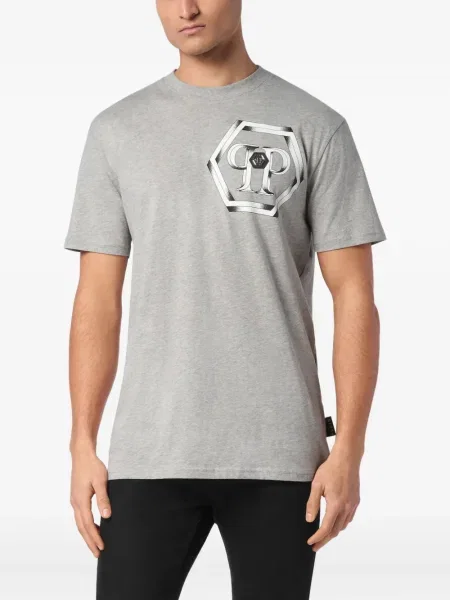 Tricou Philipp Plein gri