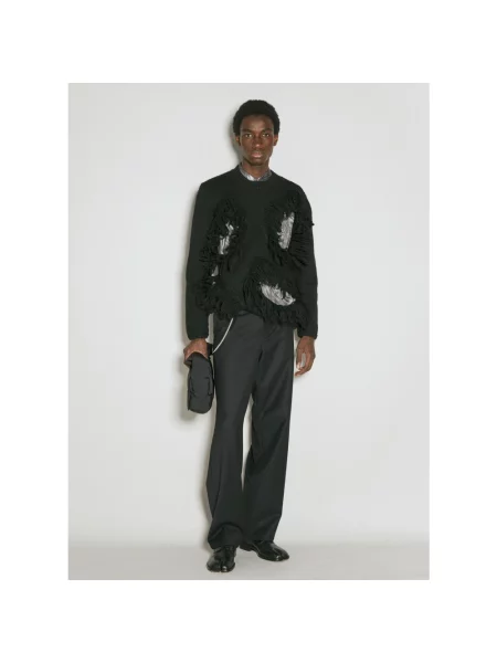 Sweter Comme Des Garcons wełniany czarny