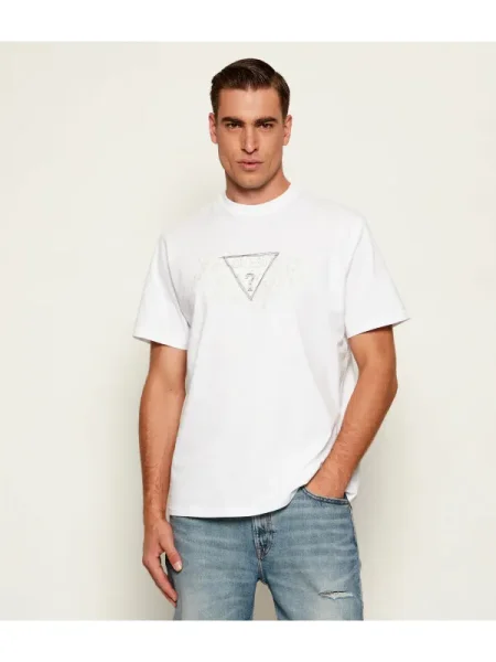 GUESS Tricou alb