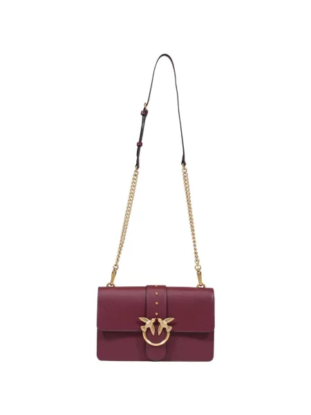 Klasická crossbody kabelka Pinko červená