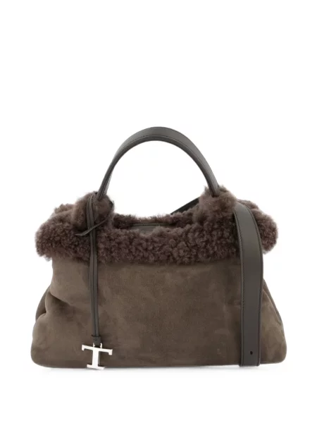 Geantă shopper Tod's din piele maro