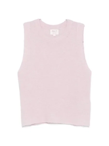 Pulover Maison123 tricotate roz