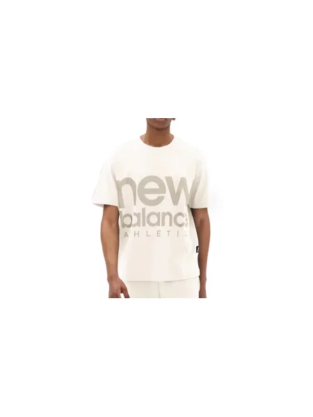 New Balance Athletics Unisex Out of Bounds Tee Mężczyźni Koszulki New Balance Size: XS/S biały