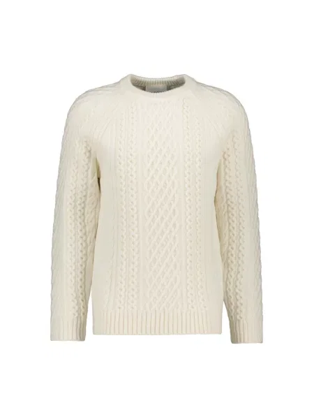 Dzianinowy sweter Closed beżowy