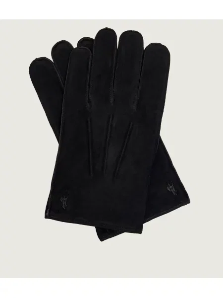 POLO RALPH LAUREN Mănuși | piele întoarsă negru