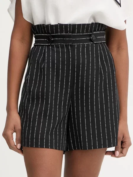 Karl Lagerfeld szorty eleganckie czarne