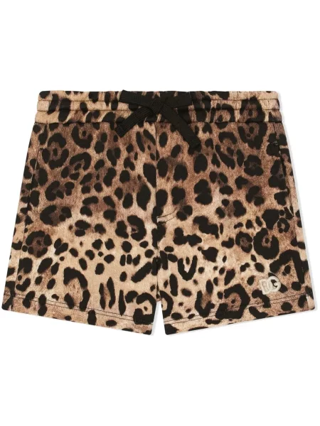 Szorty dziecięce Dolce And Gabbana brązowe