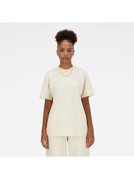 T-shirt New Balance Athletics Jersey T-Shirt Linen XS beżowa