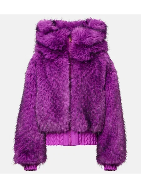 Jeździć na nartach kurtka narciarska Goldbergh dwustronna fioletowa