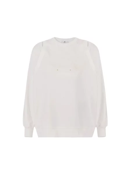 Bluza Elisabetta Franchi z dżerseju beżowa