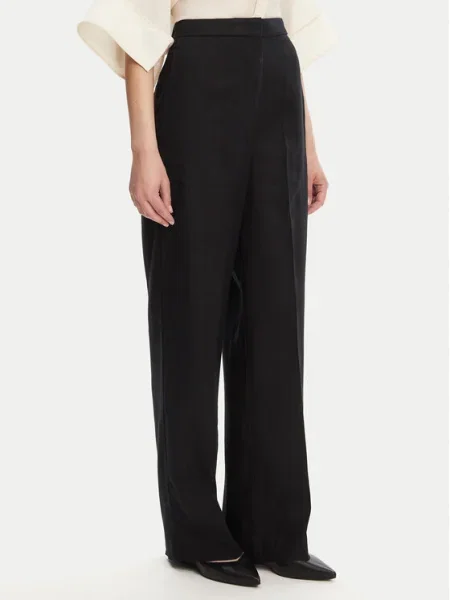 Tommy Hilfiger Pantaloni din Straight Fit negru
