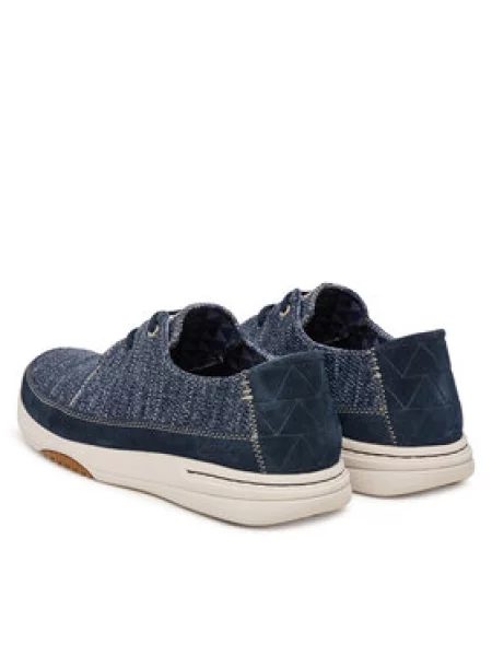 Clarks Nizki čevlji Easeway Lace Mornarsko modra