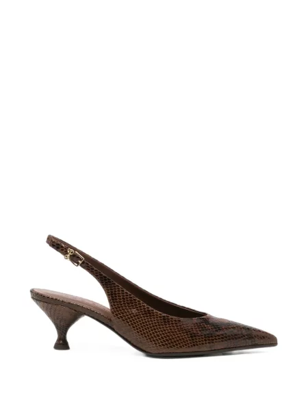 Pantofi cu toc Sergio Levantesi slingback maro