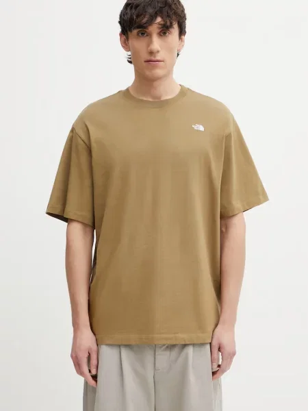 The North Face tričko Essential Simple Dome zelené
