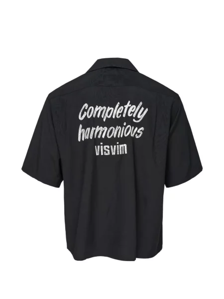 Scurt cămașă Visvim cu imagine negru