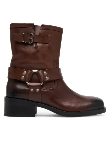 Tommy Jeans Botine Tjw Biker maro