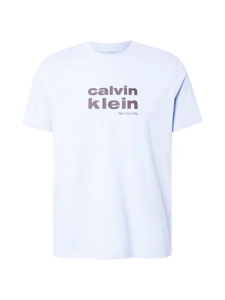 Calvin Klein Jeans Tričko pastelovo fialová čierna