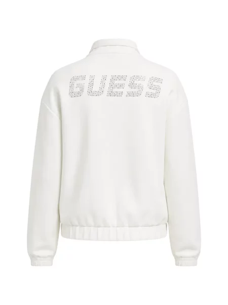 Hanorac Guess cu autograf alb